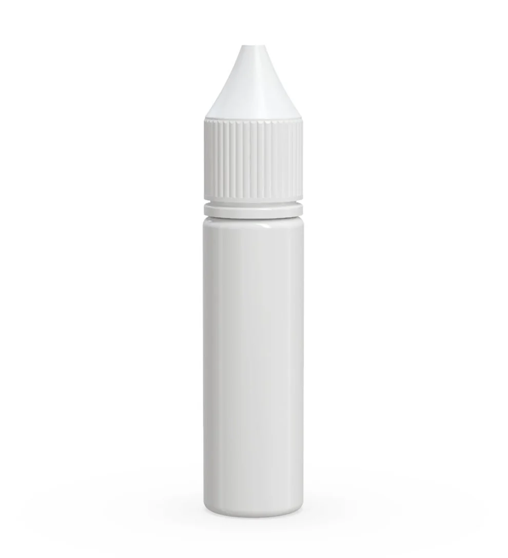 Child Resistant Unicorn V3 PET Dropper Bottles White 10mL - w/ White Lid - 2000 Count - Image 5