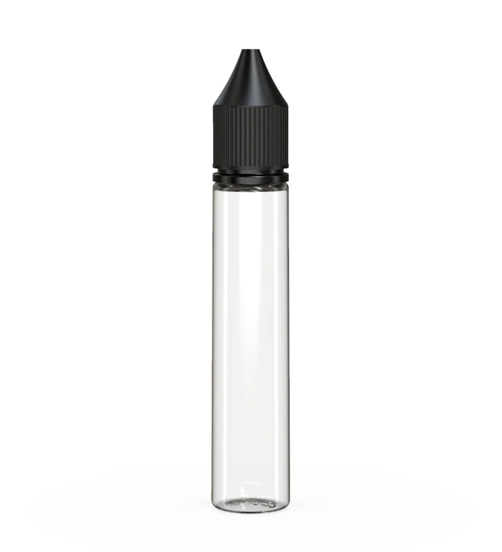 Child Resistant Unicorn V3 PET Dropper Bottles Clear - Image 5