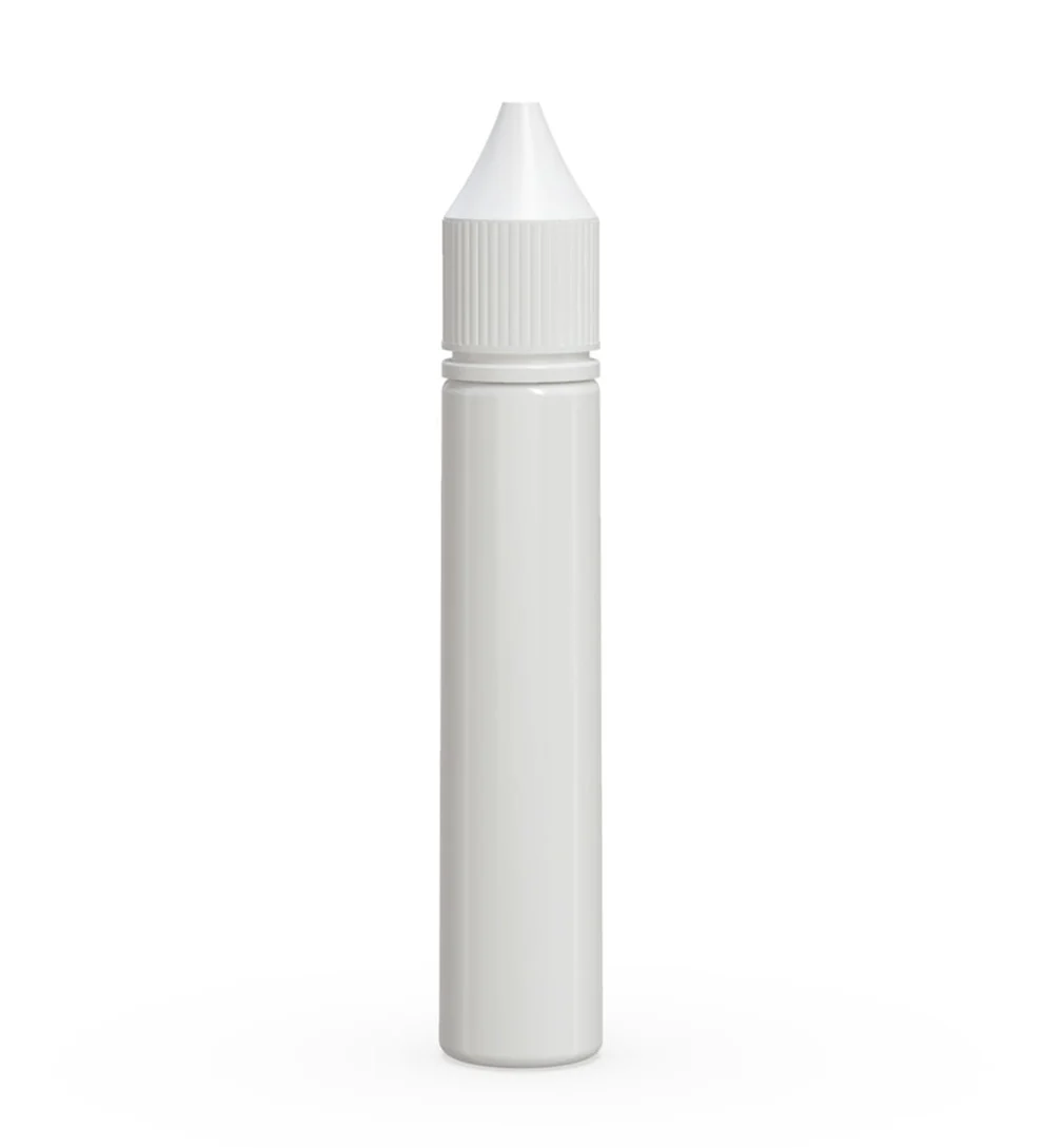Child Resistant Unicorn V3 PET Dropper Bottles White 10mL - w/ White Lid - 2000 Count - Image 6