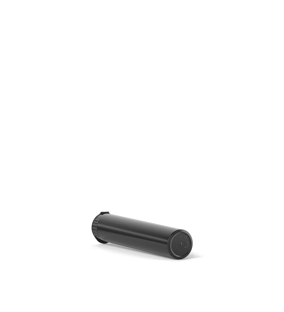 Pop Top Plastic Opaque Pre-Roll Tubes | 70mm - Black - 1000 Count - Image 5